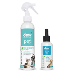 Pet First Aid Spray & Eye Drops Set